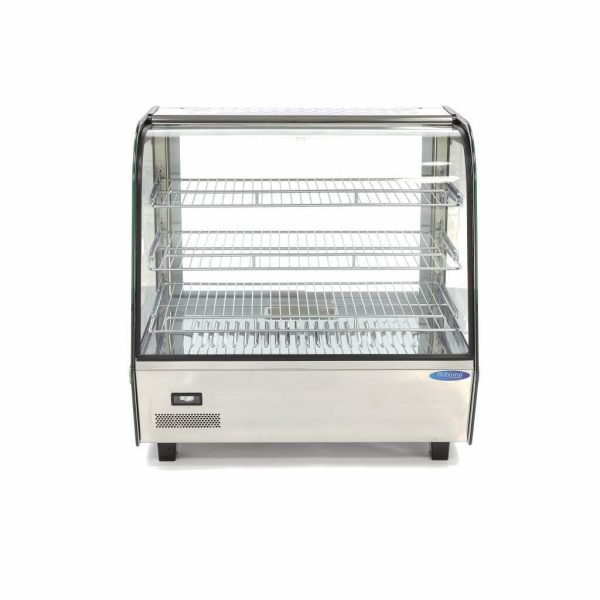 Maxima Deluxe Inox Topla Vitrina 120l