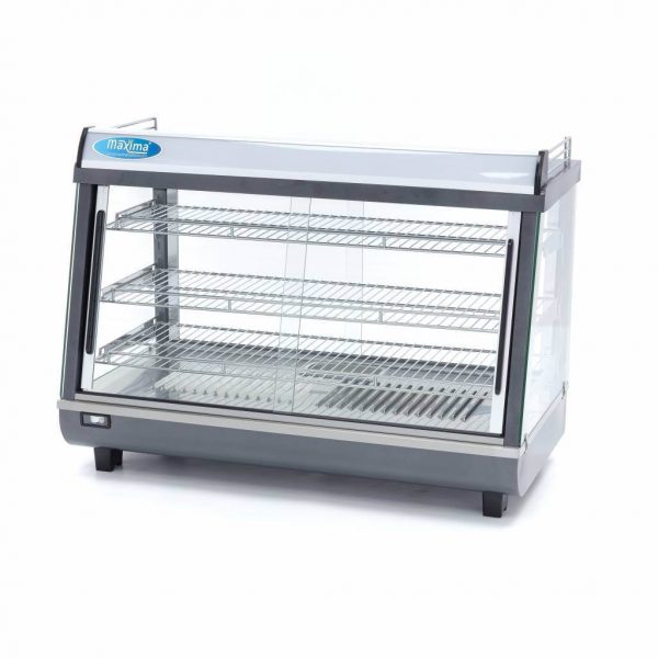 Maxima Inox Topla Vitrina 136l