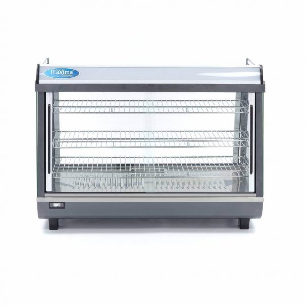 Maxima Inox Topla Vitrina 136l