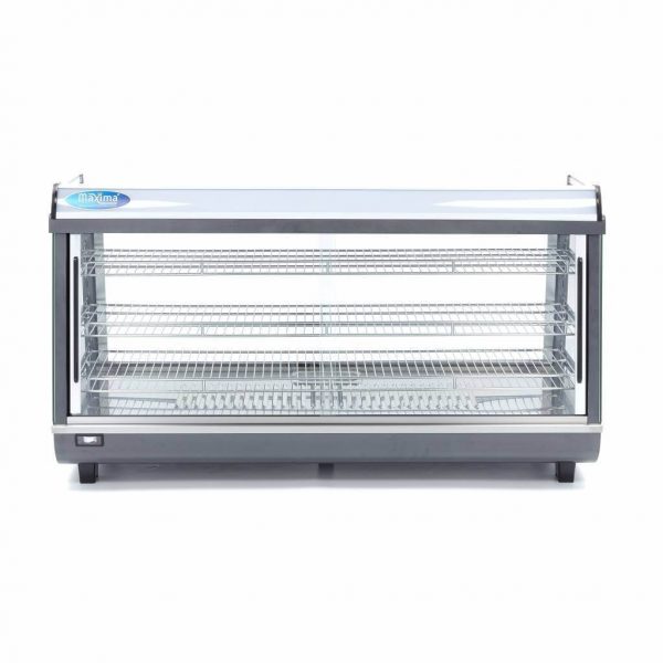 Maxima Inox Topla Vitrina 186l