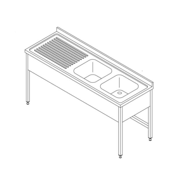 Maxima Sto sa 2 Sudopere 150x70cm prodaja