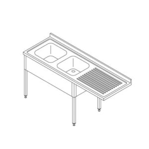 Maxima Sto sa 2 Sudopere 200x70cm (Levi) prodaja