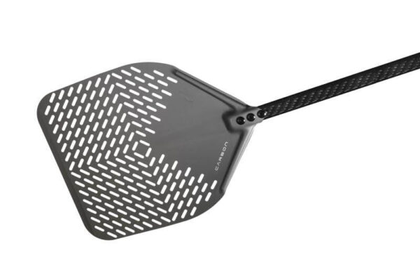 Gi Metal Perforirana Lopata za Pizzu sa Carbon Fiber Drškom 33x33cm prodaja